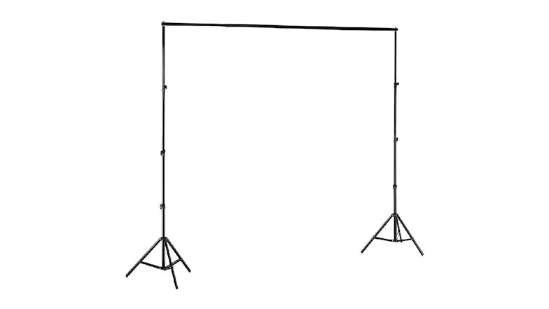 New Aim Photography Backdrop Tapestry Frame 2.5 x 3m with Secure Clips, Carry Bag