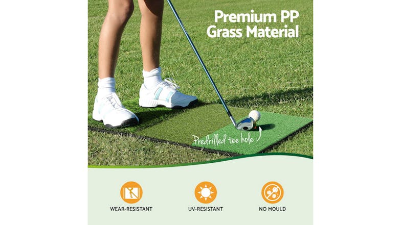 Everfit Fake Grass Golf Tee Practice Mat