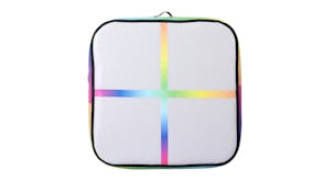 Everfit Inflatable Square Air Track Mat 1m x 1m with Electric Air Pump - Colourful