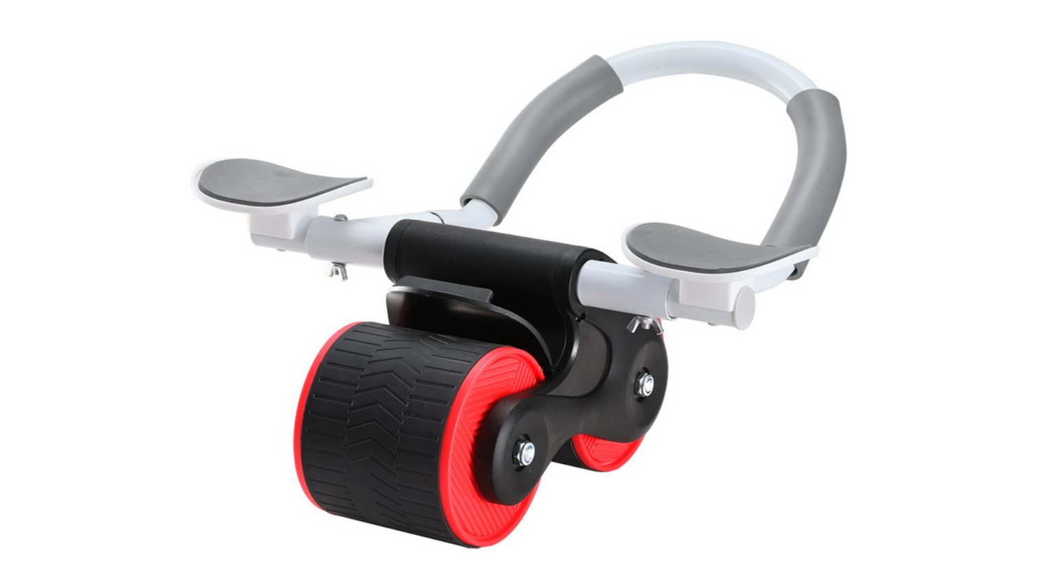 Everfit Comfort Ab Roller Exercise Wheel with Phone Stand, Pads - Red