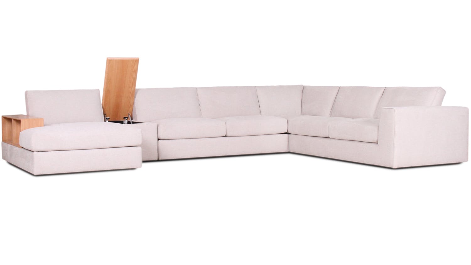 Plaza 6 Seater Fabric Corner Sofa with Chaise