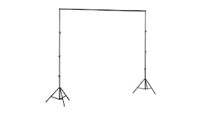New Aim Photography Backdrop Tapestry Frame 2.5 x 3m with Secure Clips & Sandbags, Carry Bag