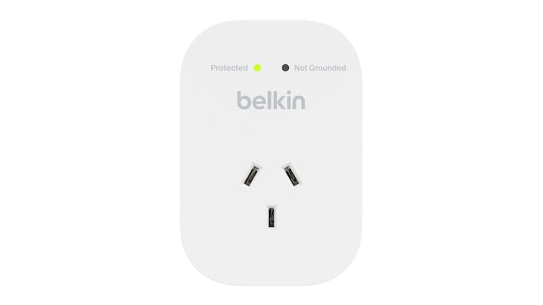 Belkin 1 Outlet 1800J Surge Protector - White (SRA010au)