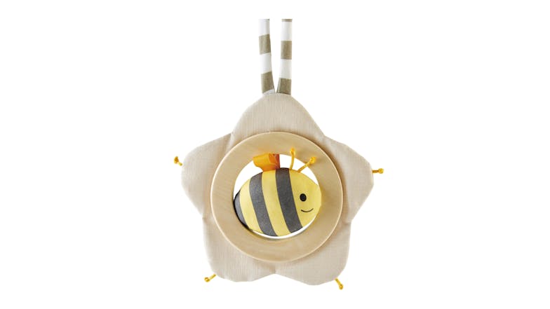 Hape Fabric Music Making Cradle Dangler - Billi Bee