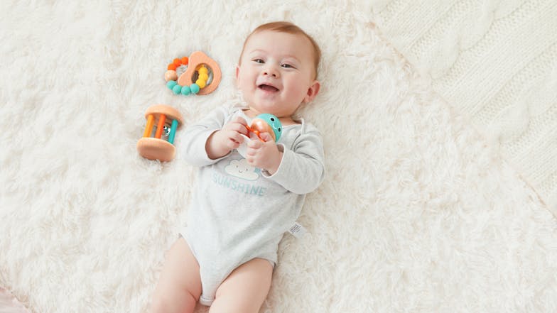 Hape Baby-To-Toddler Sensory Gift Set 3pcs