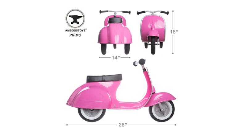 Ambosstoys Primo Ride-On Scooter - Pink