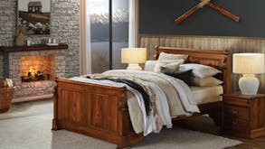 Clevedon Californian King 3 Piece Bedside Bedroom Suite - Tall