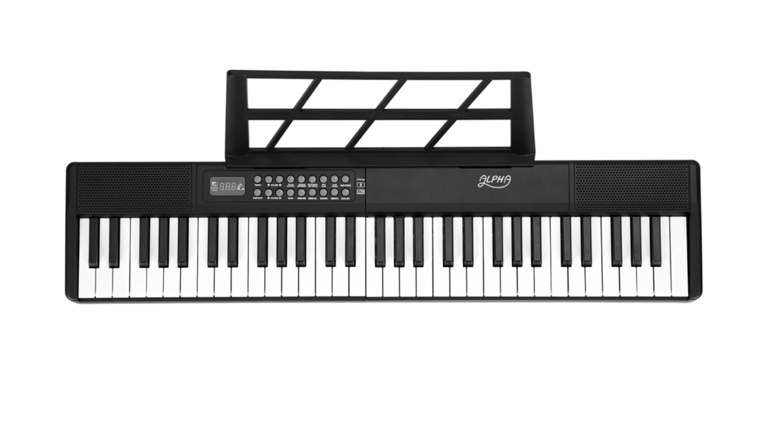 Alpha Studio Folding Electric Piano Keyboard 61 Key with Carry Bag
