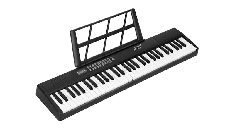 Alpha Studio Folding Electric Piano Keyboard 61 Key with Carry Bag