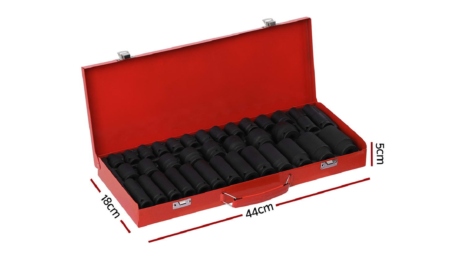 Giantz Impact Drive Socket Set 35pcs. - Matte Black