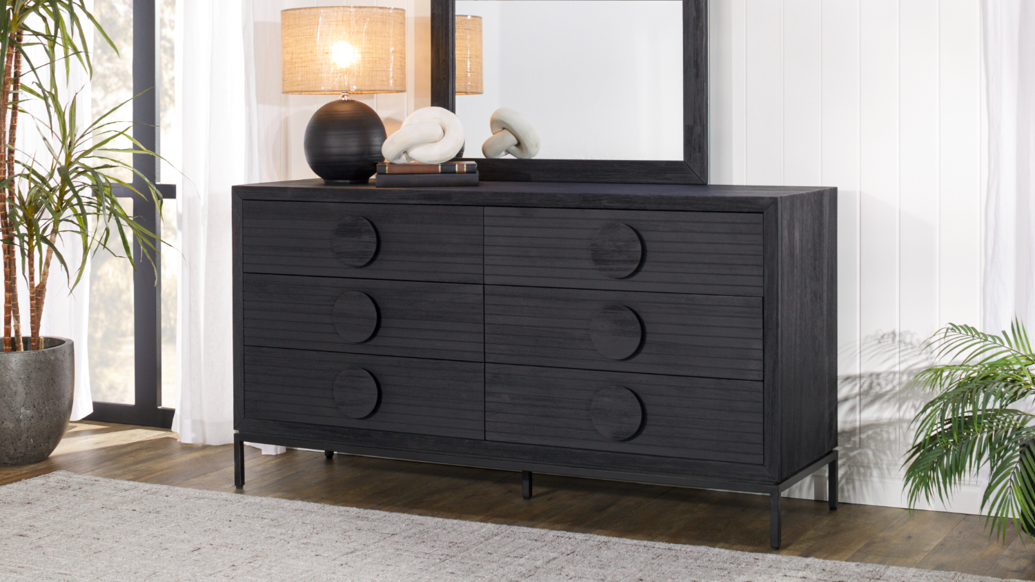 Meika 6 Drawer Lowboy