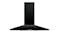 Sirius 90cm Box Pyramid Wall Mounted Rangehood - Black (SL22900BKEL)