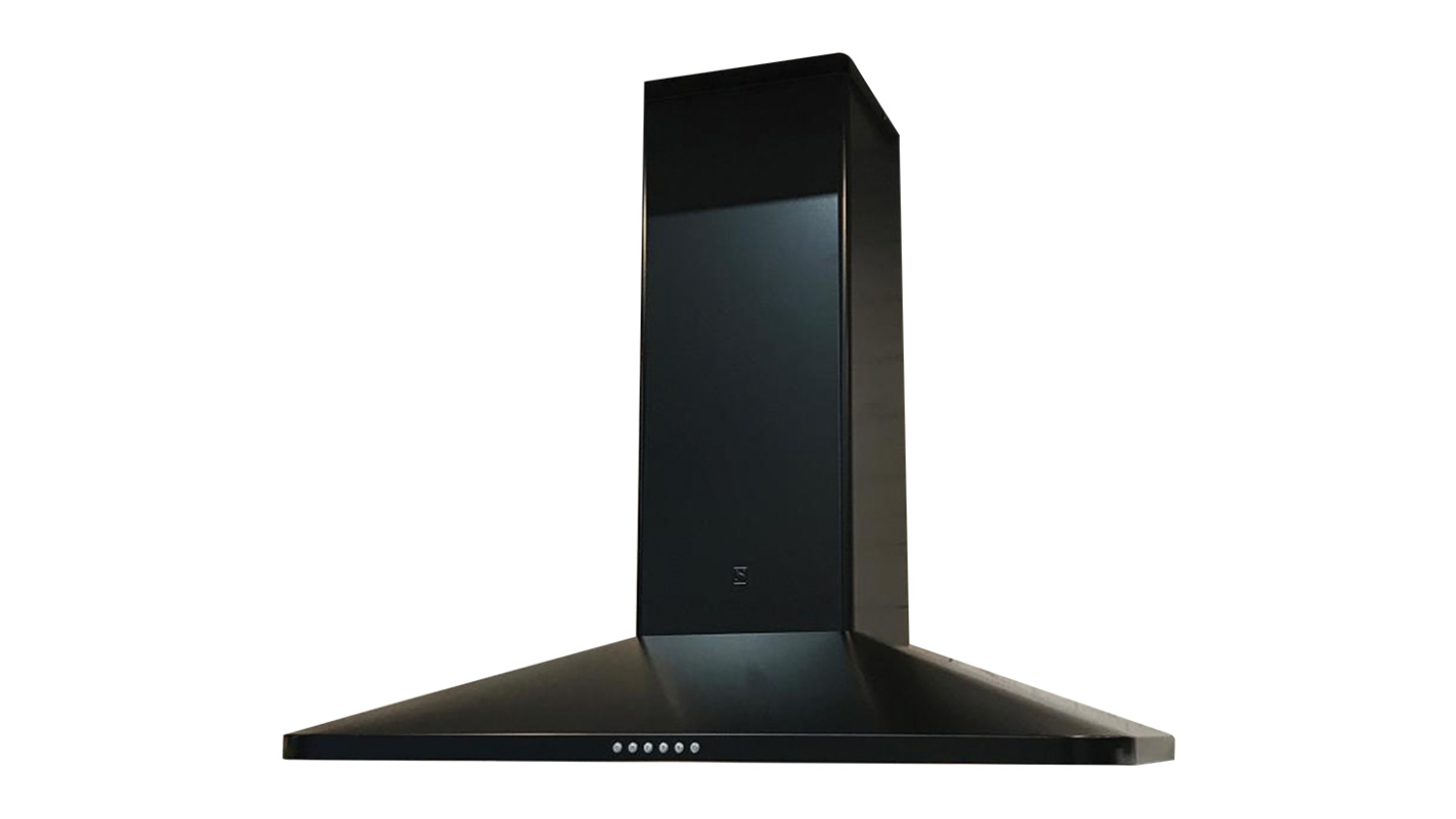 Sirius 90cm Pyramid Chimney Wall Mounted Rangehood - Black (SL22900BKEL)