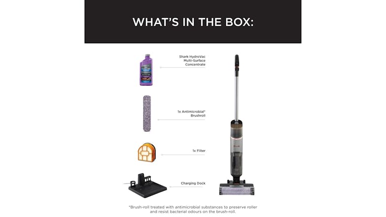 Shark HydroVac Pro XL Cordless 3-in-1 Cleaner - Charcoal Grey (WD210ANZ)