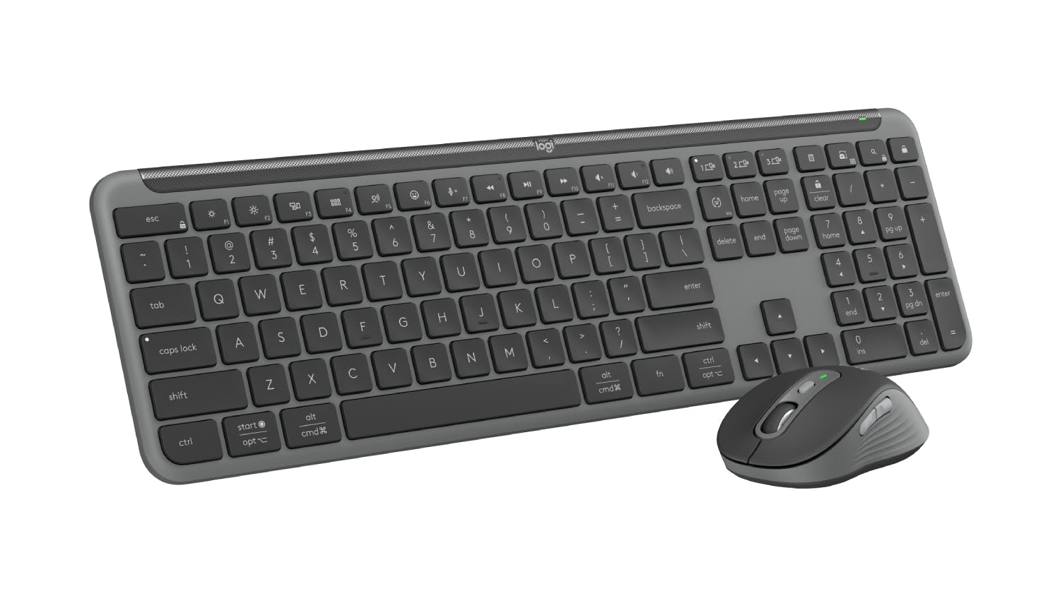 Logitech MK950 Signature Slim Wireless Keyboard and Mouse Combo ...