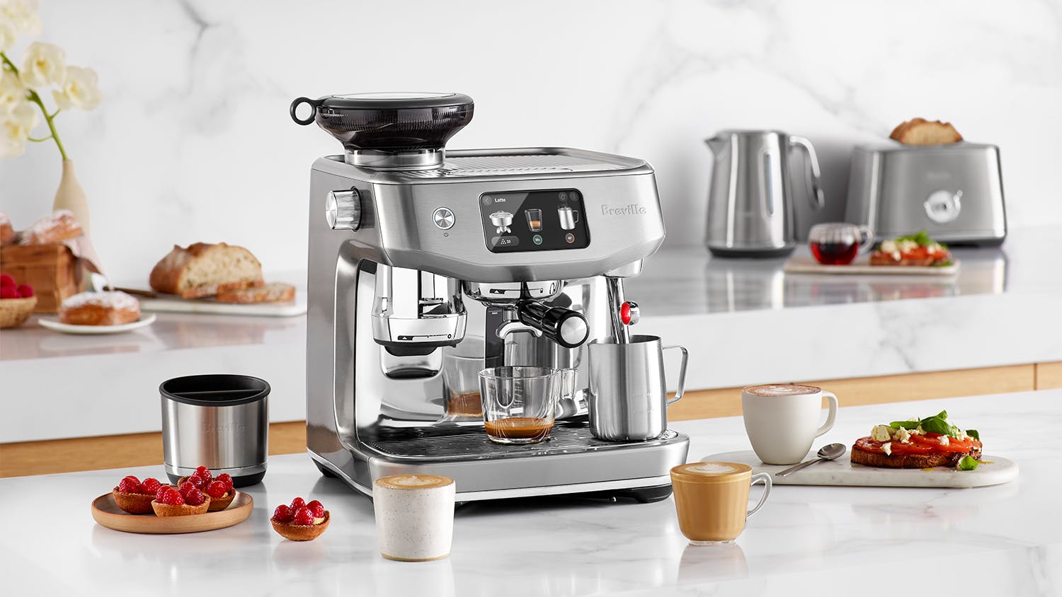 Breville the Oracle Jet 9 Bar Pump Manual Espresso Machine - Brushed Stainless Steel (BES985BSS)