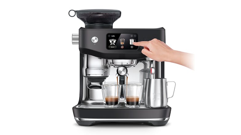 Breville the Oracle Jet 9 Bar Pump Manual Espresso Machine - Black Truffle (BES985SST)