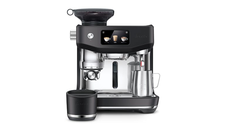 Breville the Oracle Jet 9 Bar Pump Manual Espresso Machine - Black Truffle (BES985SST)