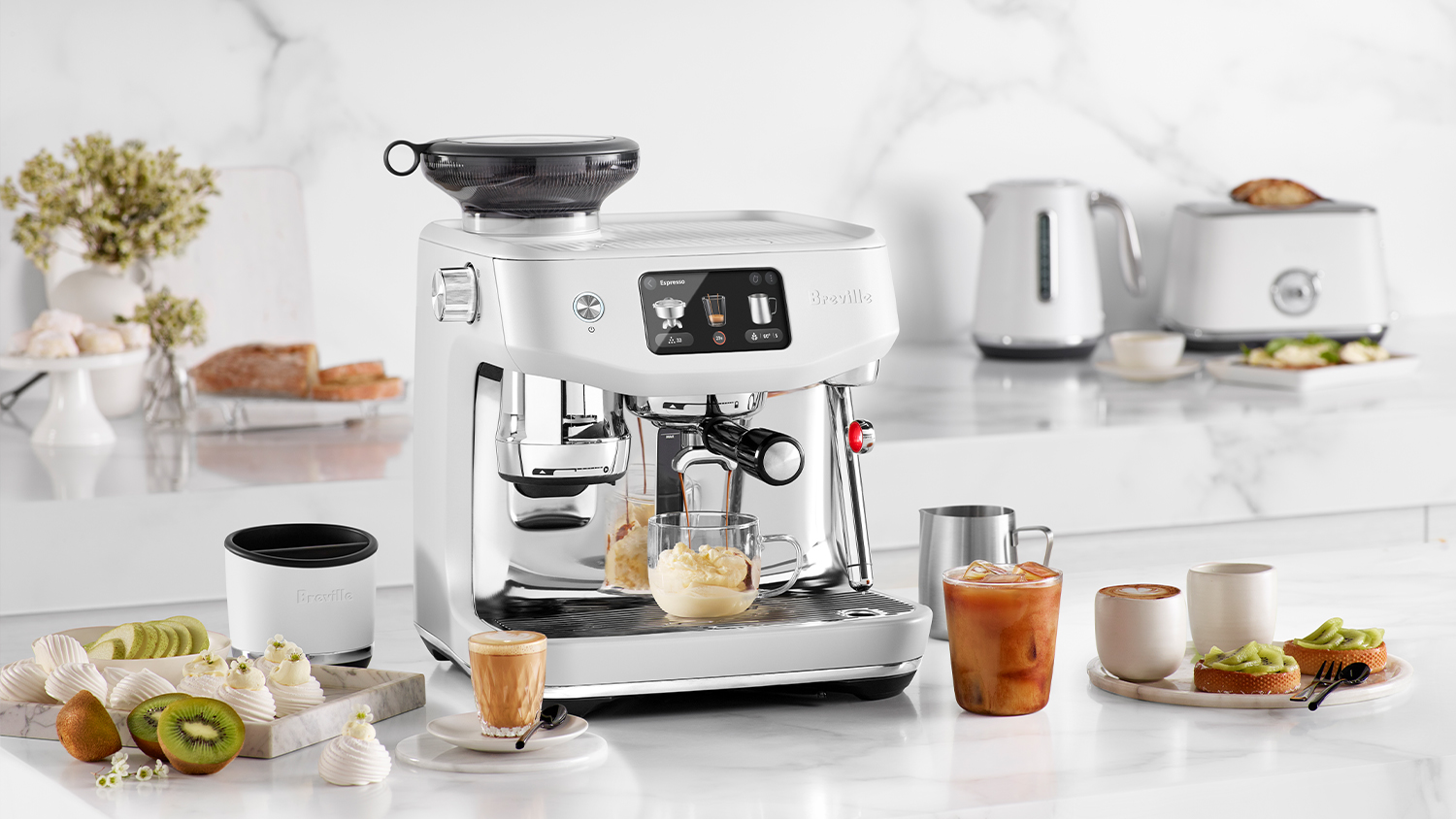 Breville the Oracle Jet Manual Espresso Machine - Sea Salt (BES985SST)