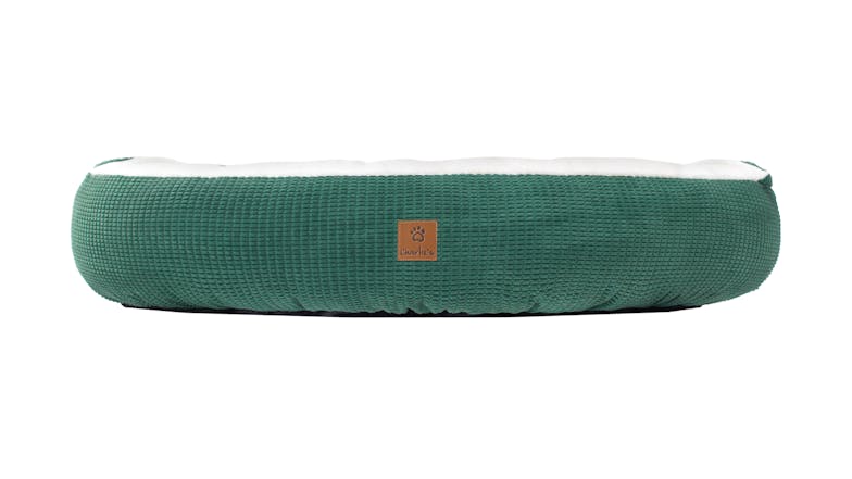 Charlie's "Snookie" Corncob Fabric Pet Bed with Hood Extra Large - Eden Green