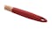 Gourmet Kitchen Wooden Slotted Spoon with Rubberised Handle - Red