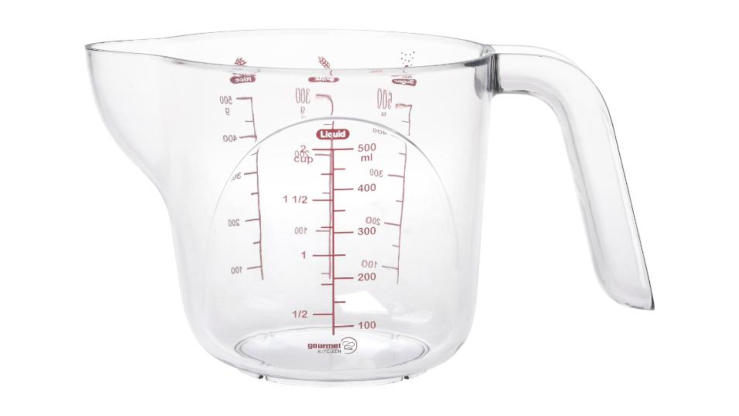 Gourmet Kitchen Plastic Measuring Jug 500ml