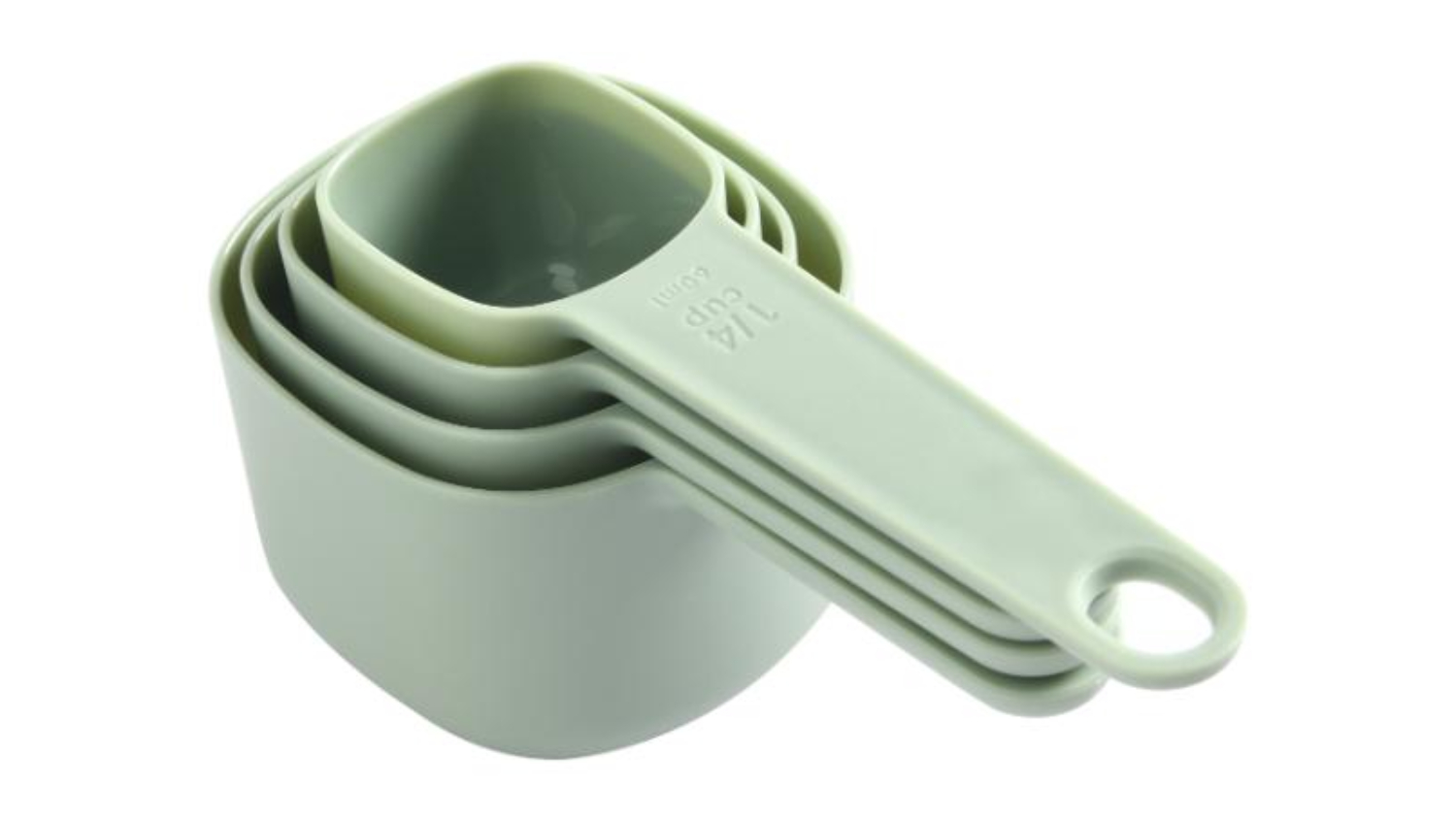 Gourmet Kitchen Modern Measuring Cup Set 4pcs. - Sage Green
