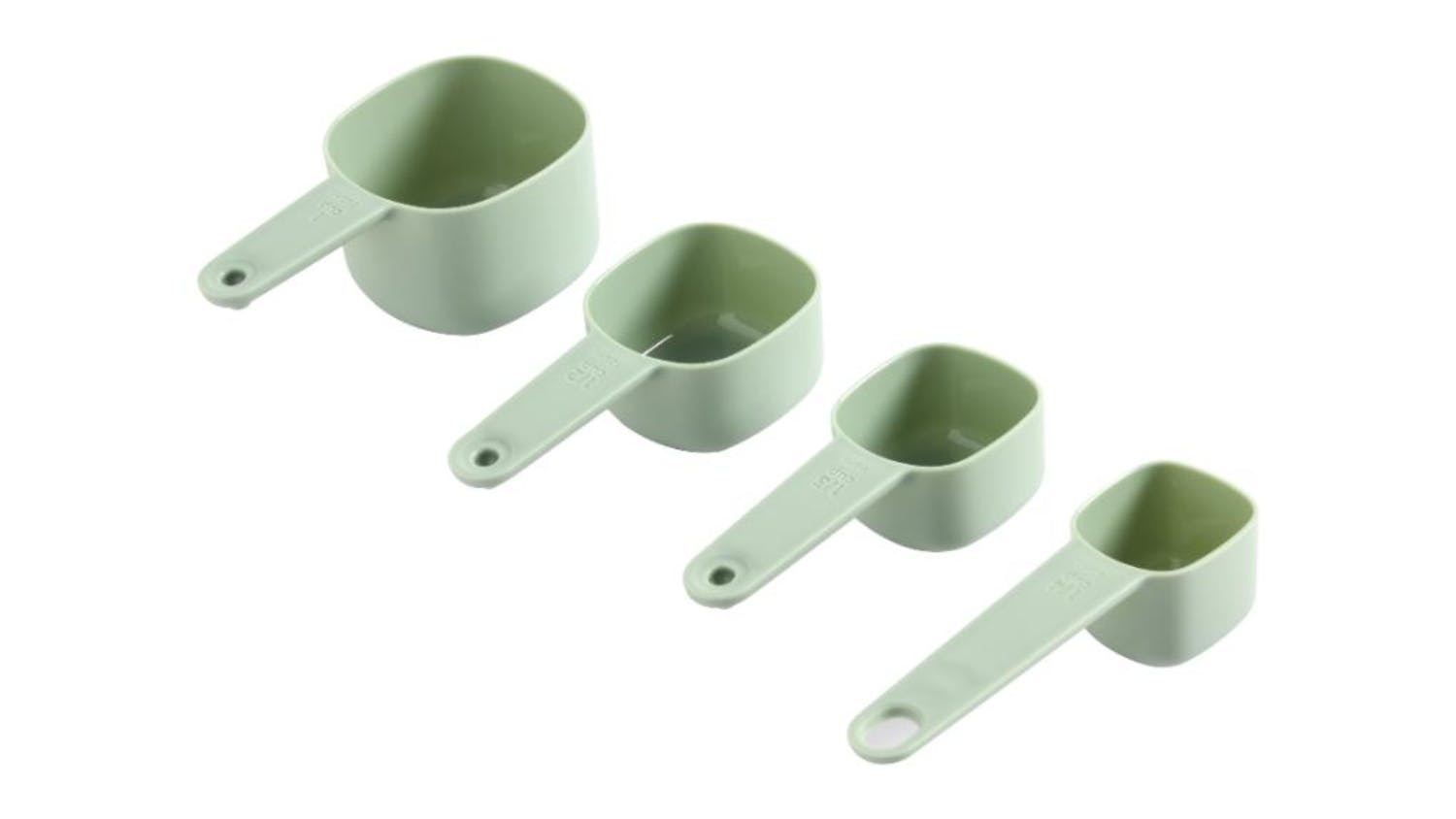 Gourmet Kitchen Modern Measuring Cup Set 4pcs. - Sage Green