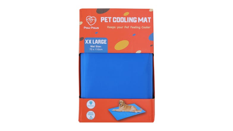 PawPaws Pet Cooling Mat 70 x 110cm - Blue