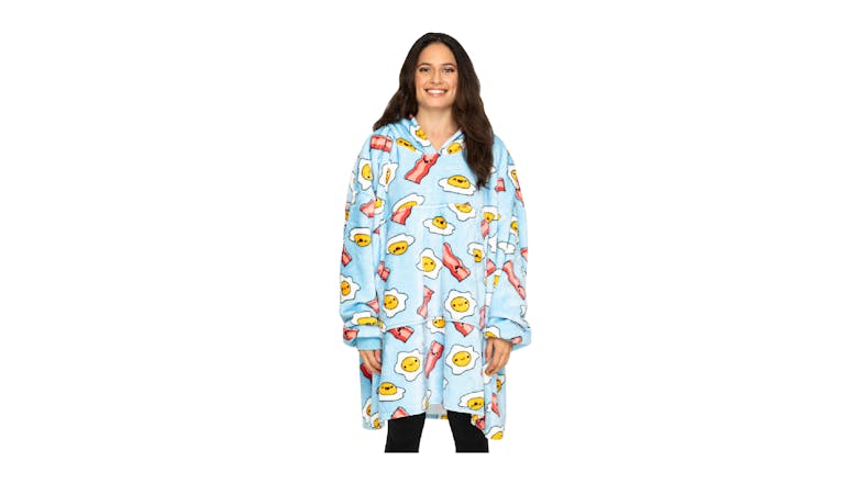 GIANT Hoodie Wakey Wakey Adult Blue