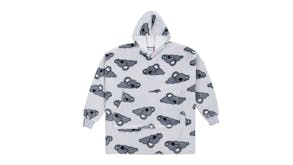 Giant Bearly Awake Hoodie Kid - Light Grey