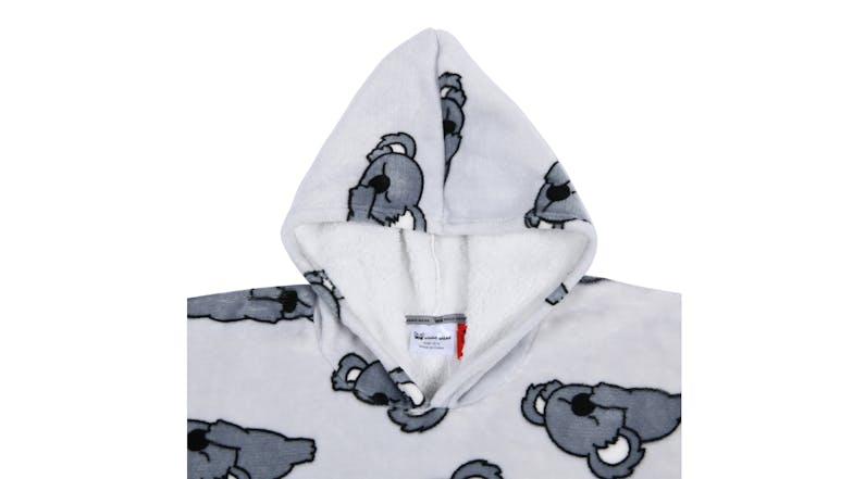 Giant Bearly Awake Hoodie Kid - Light Grey