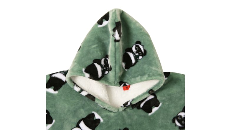 Uggo Wear Sherpa Fleece Hoodie Kids - Sage Pand-UH!