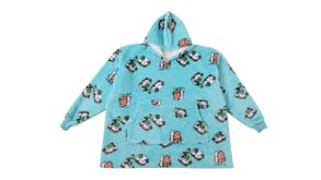 Uggo Wear Sherpa Fleece Hoodie Kids - Teal Wassap'B