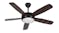 Devanti 5 Blade Ceiling Fan - Dark Wood