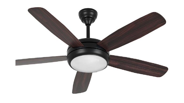 Devanti 5 Blade Ceiling Fan - Dark Wood