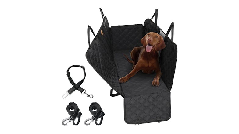 Charlie's Car Back Seat Cover for Dogs - Black