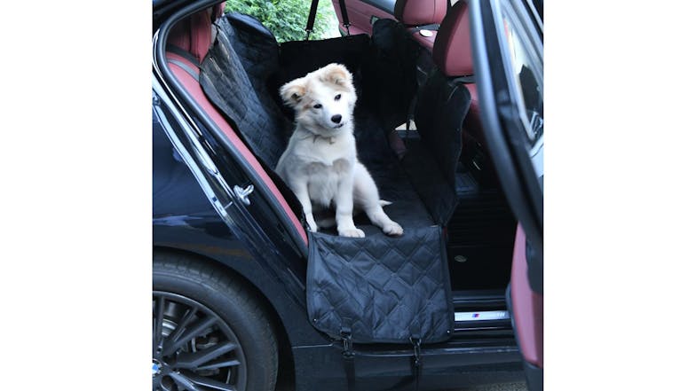 Charlie's Car Back Seat Cover for Dogs - Black