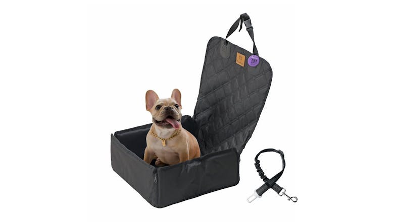 Charlie's Car Front Seat Cover for Dogs - Black