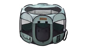 Charlie's Portable Folding Pet Playpen with Mesh Walls Small - Sage Green