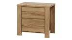 Croft King 3 Piece Bedside Bedroom Suite - Fabric Bed Frame