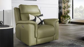 Kobe Leather Electric Recliner Chair