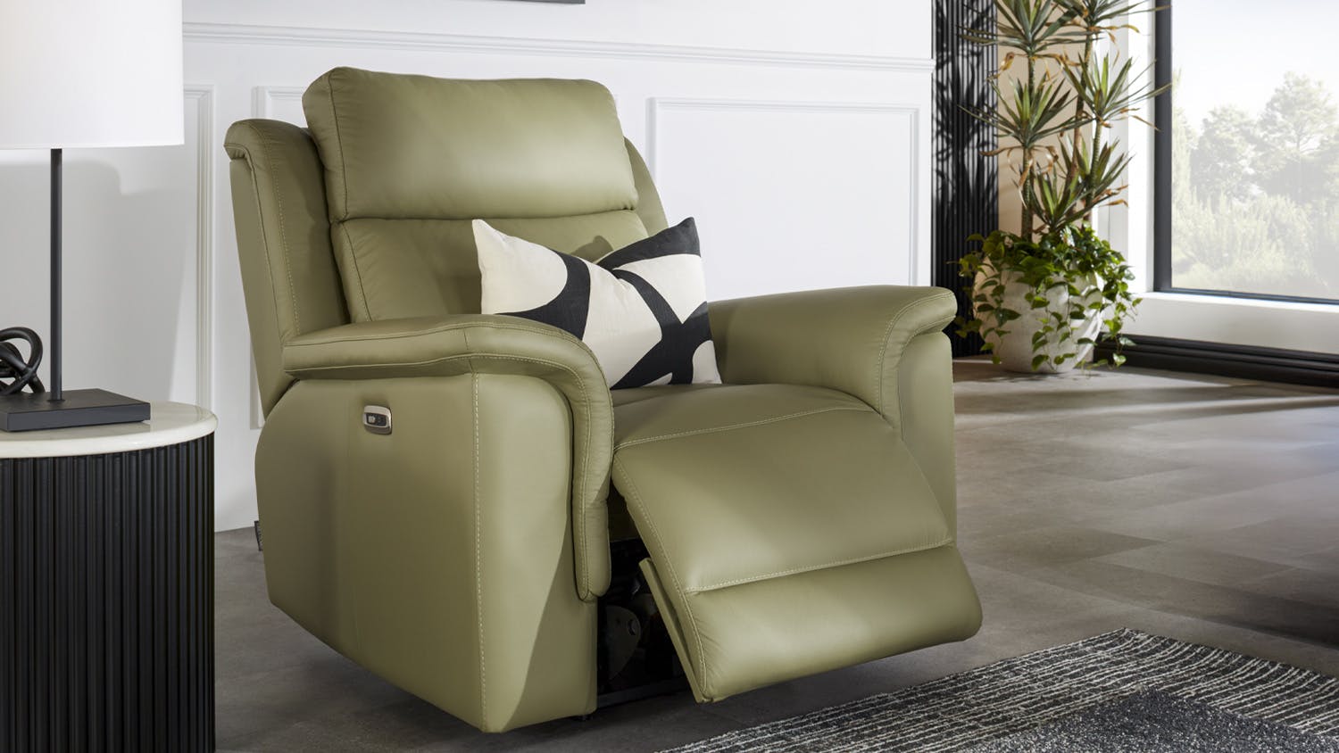 Kobe Leather Electric Recliner Chair