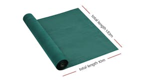 Instahut HPDE Garden Shade Cloth 30% Shade Block 1.83 x 10m - Green