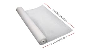 Instahut HPDE Garden Shade Cloth 50% Shade Block 1.83 x 10m - White