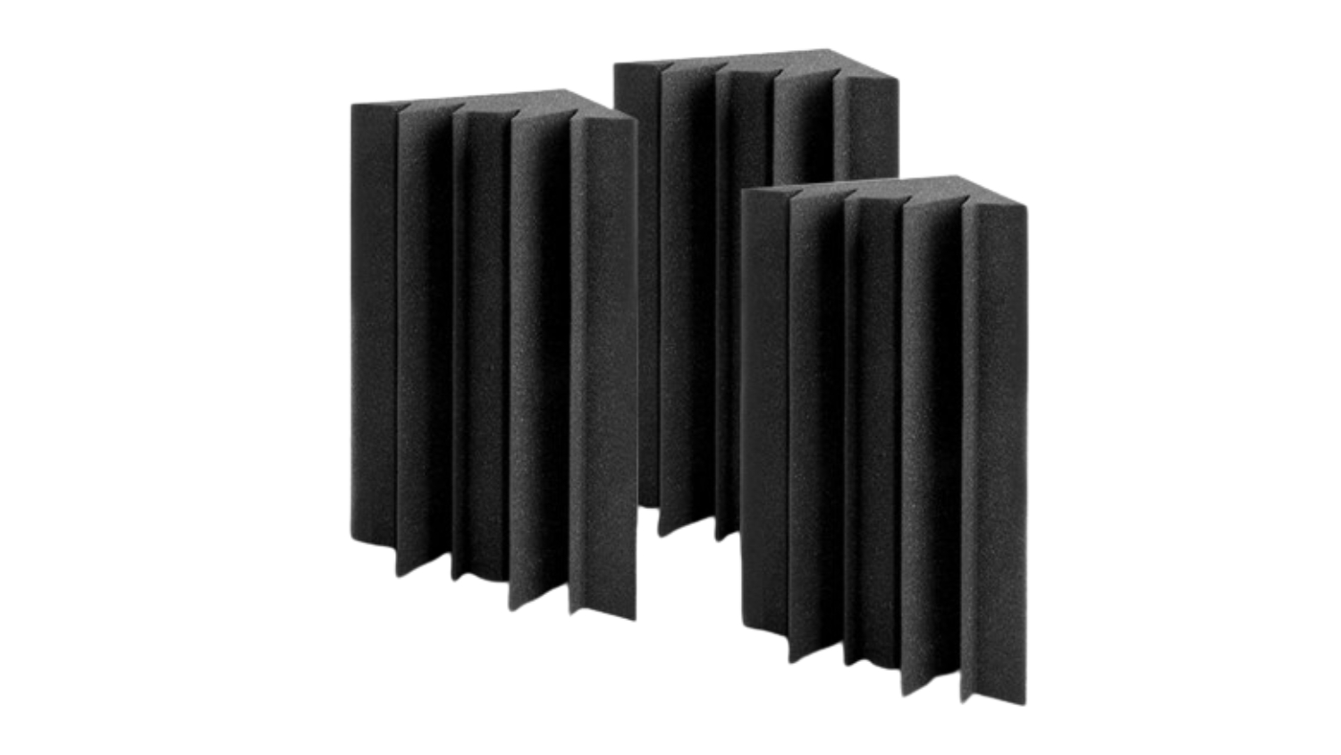 Alpha Studio Corner Acoustic Absorbtion Foam 60pcs. - Black
