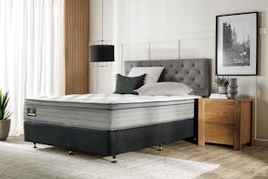 King Koil Conforma Deluxe II Medium Queen Mattress with Conforma Base by A.H Beard