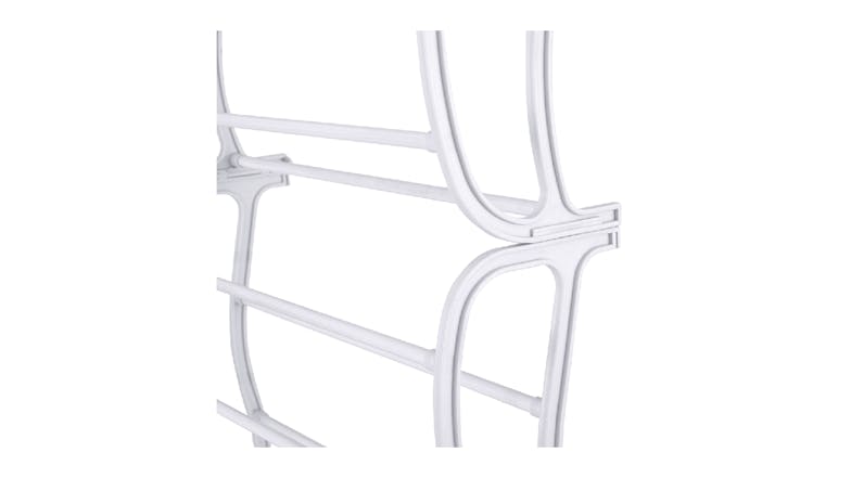 Artiss 12 Tier 24 Pair Door-Mounted Shoe Rack - White