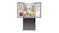 Hisense 483L Quad Door Fridge Freezer with Ice & Water Dispenser - Dark Steel (HRCD483TBW)