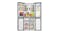 Hisense 483L Quad Door Fridge Freezer with Ice & Water Dispenser - Dark Steel (HRCD483TBW)